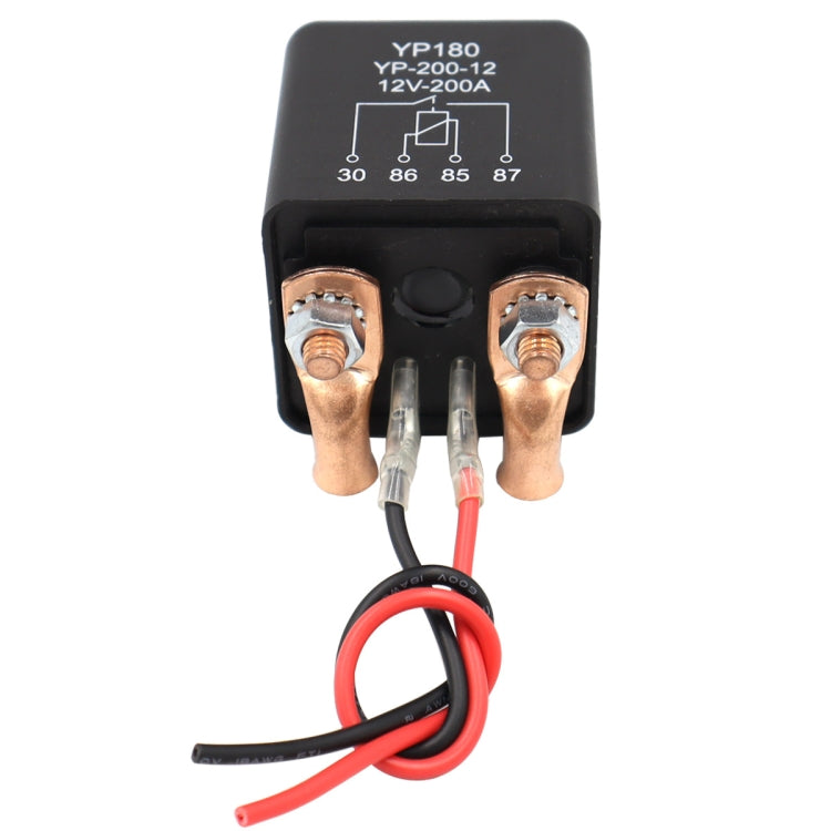 Car 4 Pin 12V 200A Starter Relay Switch, 4 Pin 12V 200A