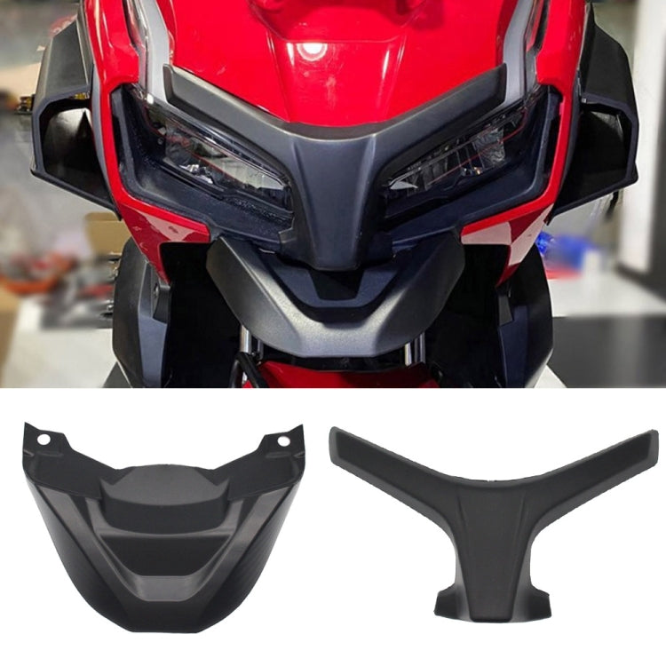 For Honda ADV150 2019-2020 Motorcycle Modification Front Side Winglet Extension, Front Side Winglet Extension(Black), Front Side Winglet Extension(Carbon Fiber)