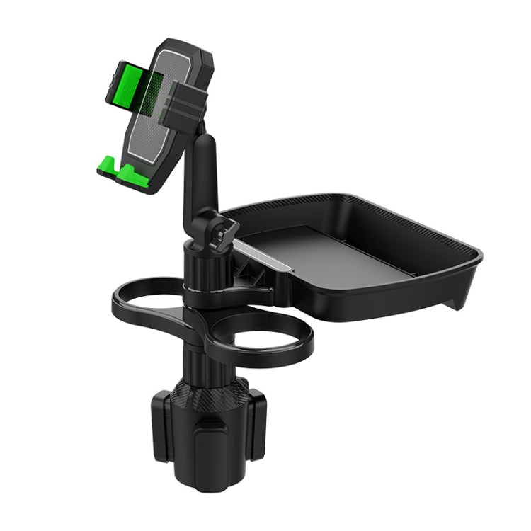 Car Drink Water Cup Mobile Phone Holder 360 Degree Rotating Dinner Plate, B06 (Grey), B06 (Green), B10 (Green), B10 (Grey)