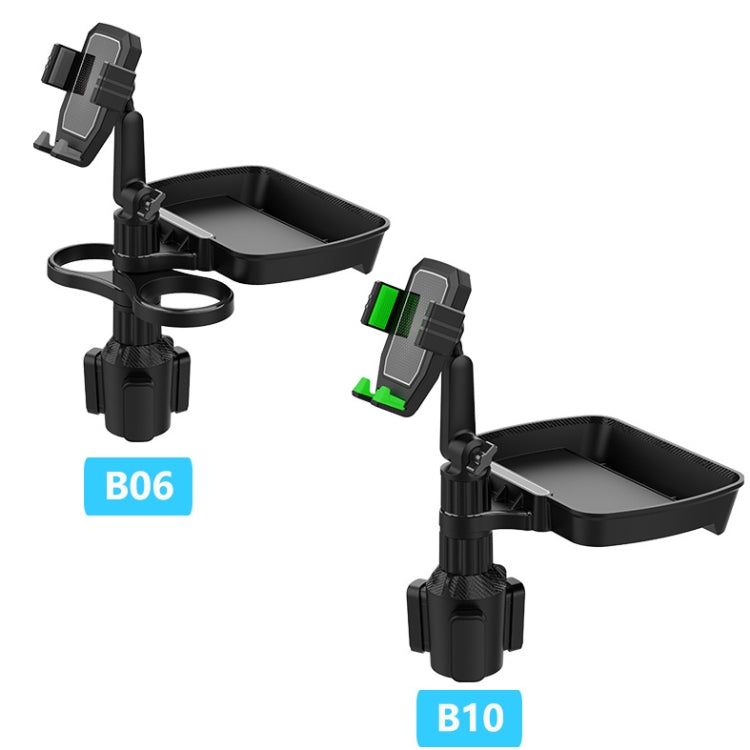 Car Drink Water Cup Mobile Phone Holder 360 Degree Rotating Dinner Plate, B06 (Grey), B06 (Green), B10 (Green), B10 (Grey)