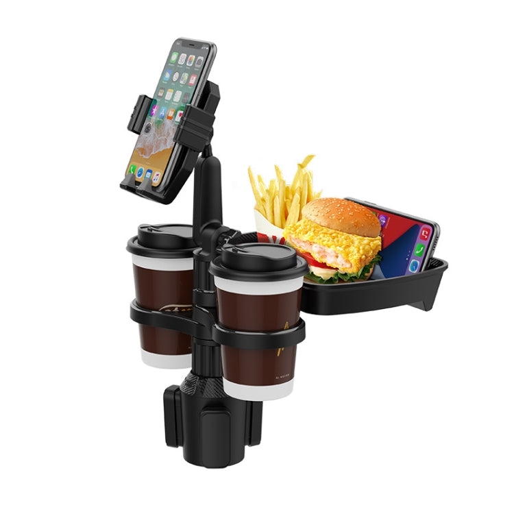 Car Drink Water Cup Mobile Phone Holder 360 Degree Rotating Dinner Plate, B06 (Grey), B06 (Green), B10 (Green), B10 (Grey)