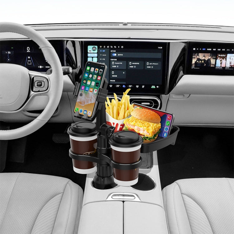 Car Drink Water Cup Mobile Phone Holder 360 Degree Rotating Dinner Plate, B06 (Grey), B06 (Green), B10 (Green), B10 (Grey)