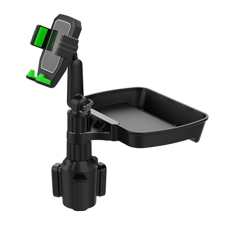 Car Drink Water Cup Mobile Phone Holder 360 Degree Rotating Dinner Plate, B06 (Grey), B06 (Green), B10 (Green), B10 (Grey)
