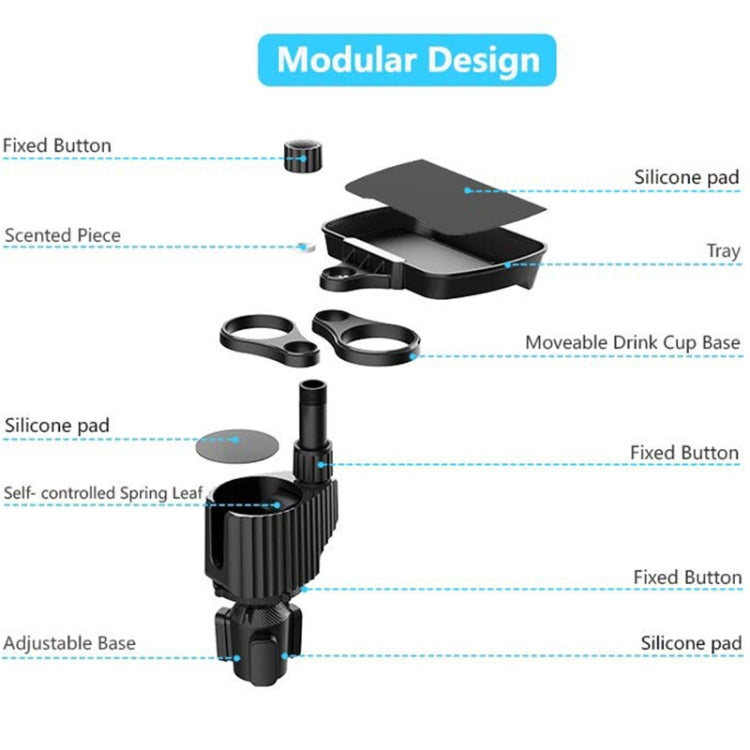 Car Drink Water Cup Holder 360 Degree Rotating Dinner Plate, A05, A09