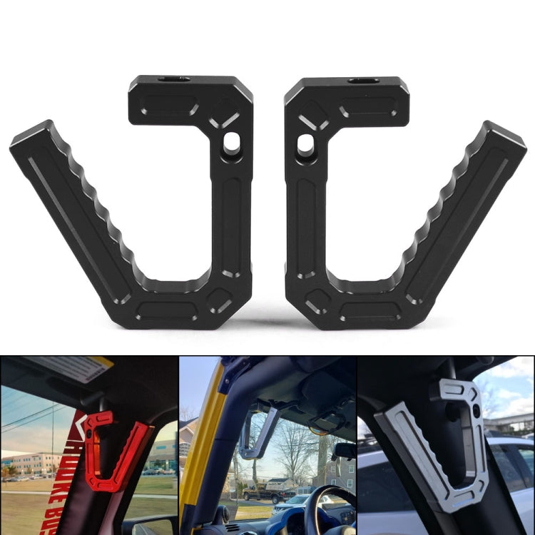 For Jeep Wrangler JK 2007-2018 Car Modification Aluminum Interior Handle, For Jeep Wrangler JK 2007-2018 (Red), For Jeep Wrangler JK 2007-2018 (Blue), For Jeep Wrangler JK 2007-2018 (Silver), For Jeep Wrangler JK 2007-2018 (Black)