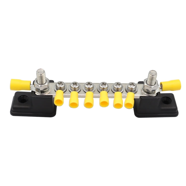 CP-3050 150A 12-48V RV Yacht 6-way Busbar with 8pcs Terminals, CP-3050