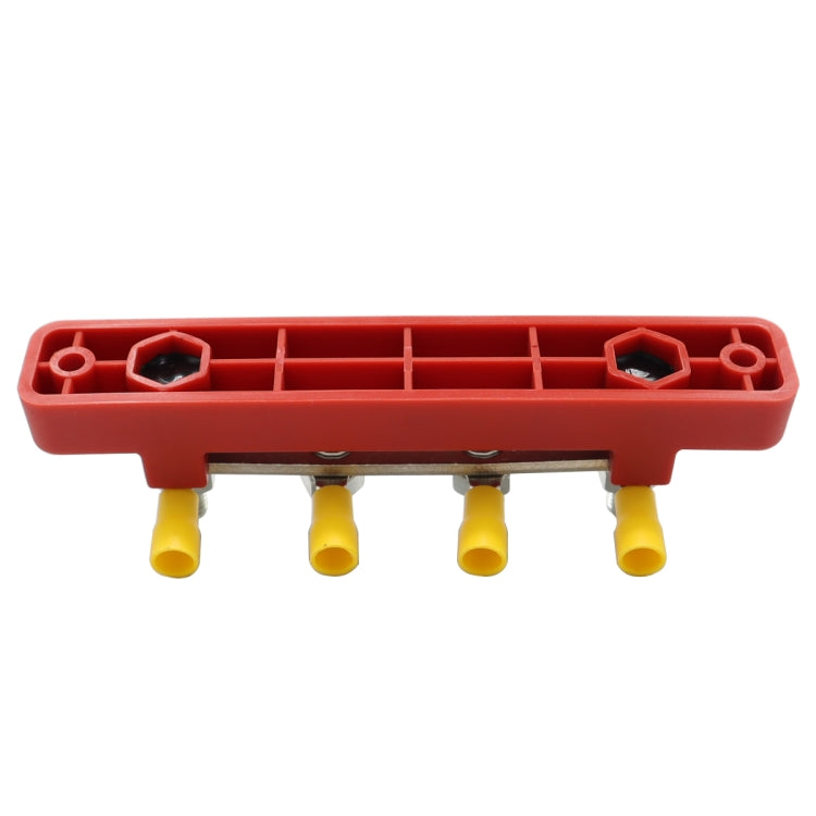 CP-3118 150A 12-48V RV Yacht Single-row 2-way Busbar with 4pcs Terminals, CP-3118, CP-3119