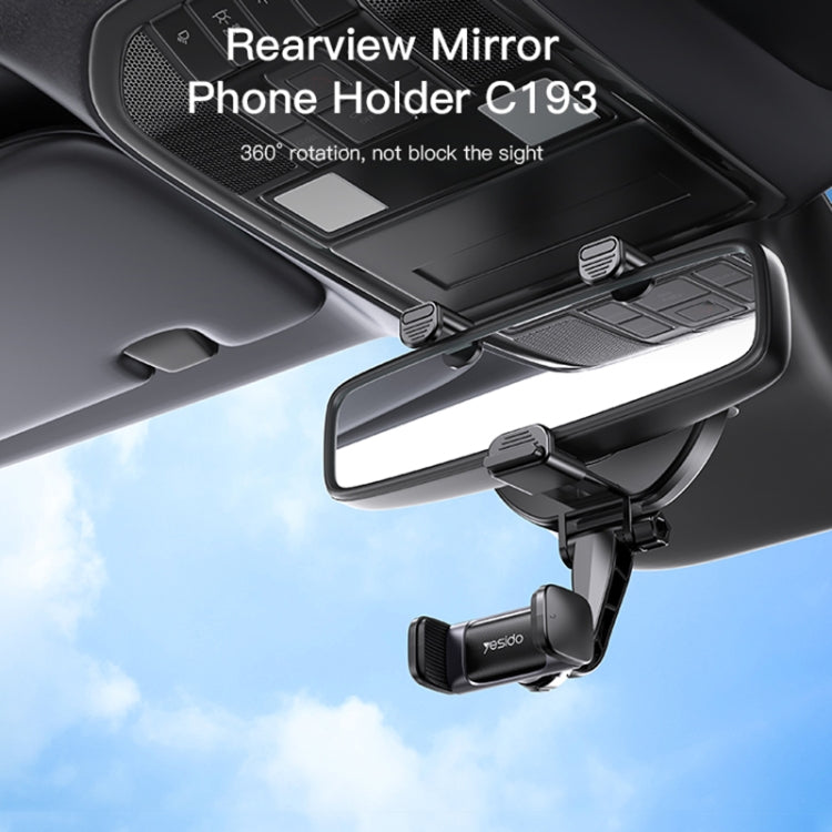 Yesido C193 Car Rearview Mirror Using Phone Holder, C193