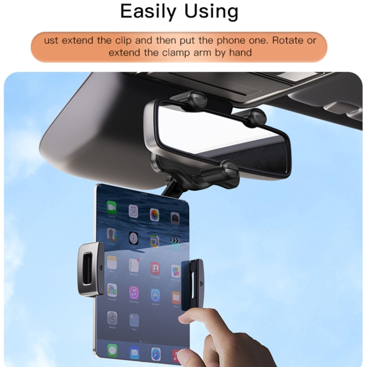 Yesido C196 Car Rearview Mirror Using Phone Holder, C196