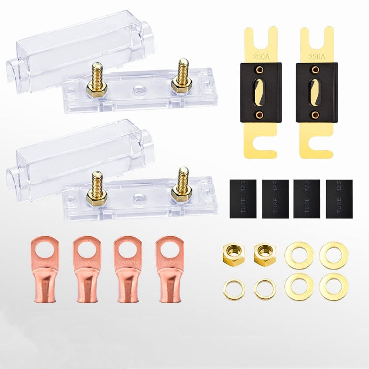 2 in 1 ANL Car Fuse Holder Electrical Protection Insulating Cover, 50A, 80A, 100A, 120A, 150A, 200A, 250A, 300A, 400A, 500A