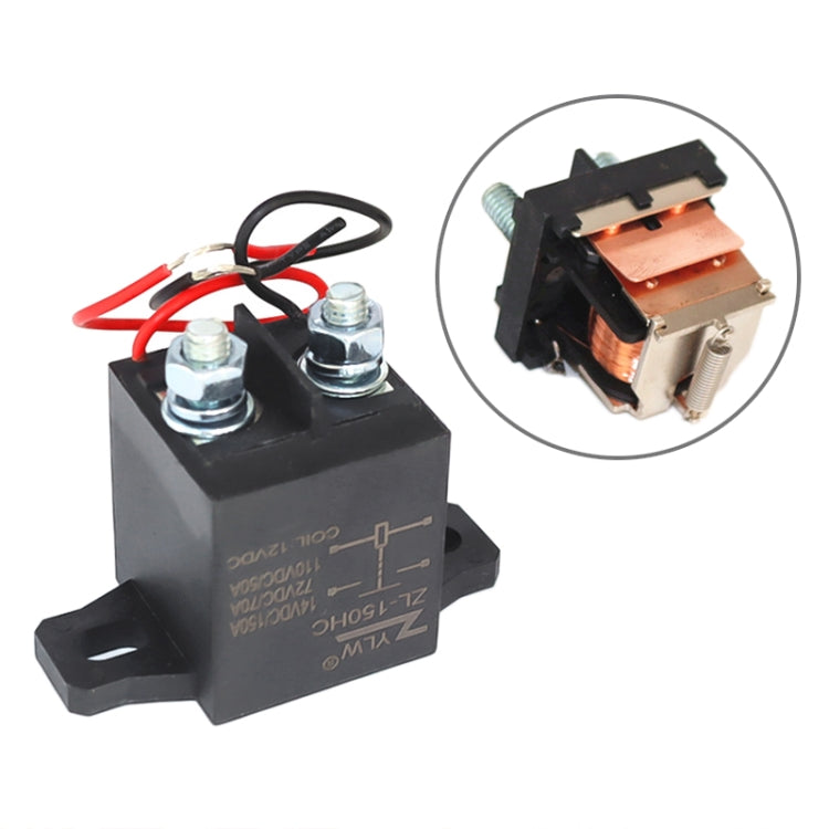 Car New Energy Arc Extinguishing DC 150A Contactor Start Relay, 12V Startup Type, 12V Long Time Type, 24V Startup Type, 24V Long Time Type