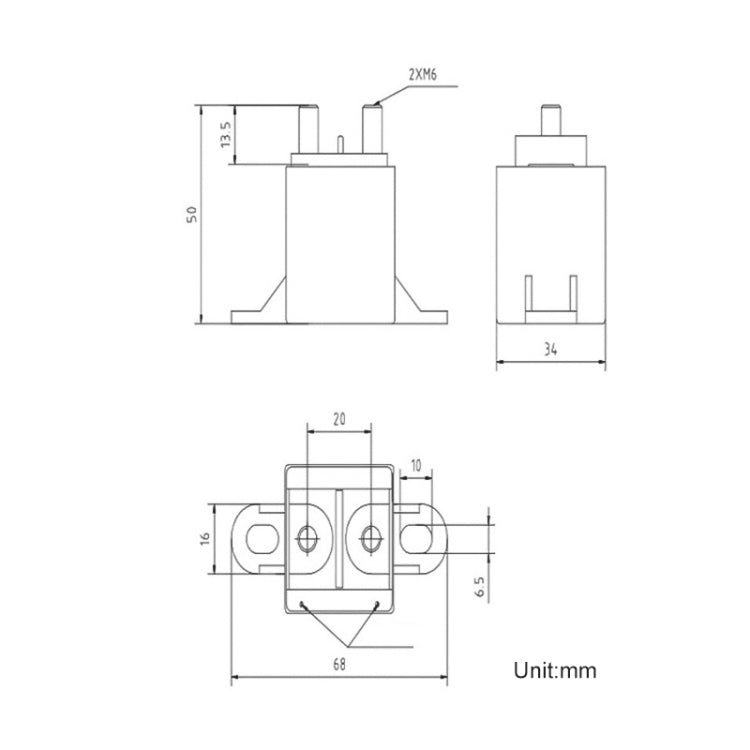 Car New Energy Arc Extinguishing DC 150A Contactor Start Relay, 12V Startup Type, 12V Long Time Type, 24V Startup Type, 24V Long Time Type