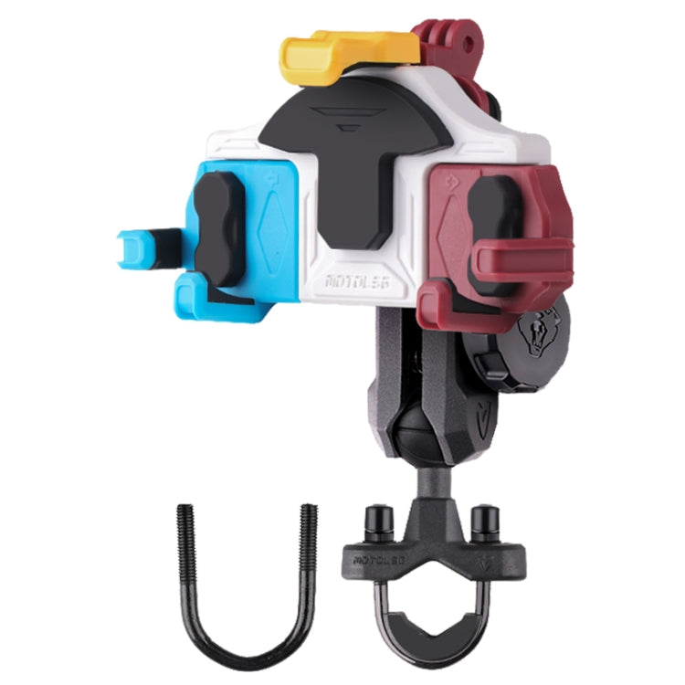 MOTOSLG Crab Motorcycle Phone Clamp Bracket, U-Type Headbar Mount with Anti-theft Lock, U-Type Headbar Mount, O-Type Rear Mirror Mount with Anti-theft Lock, O-Type Rear Mirror Mount, L-Type Rear Mirror Mount with Anti-theft Lock, L-Type Rear Mirror Mou...