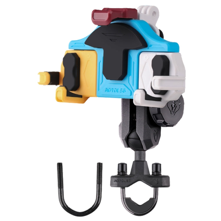 MOTOSLG Crab Motorcycle Phone Clamp Bracket, U-Type Headbar Mount with Anti-theft Lock, U-Type Headbar Mount, O-Type Rear Mirror Mount with Anti-theft Lock, O-Type Rear Mirror Mount, L-Type Rear Mirror Mount with Anti-theft Lock, L-Type Rear Mirror Mou...