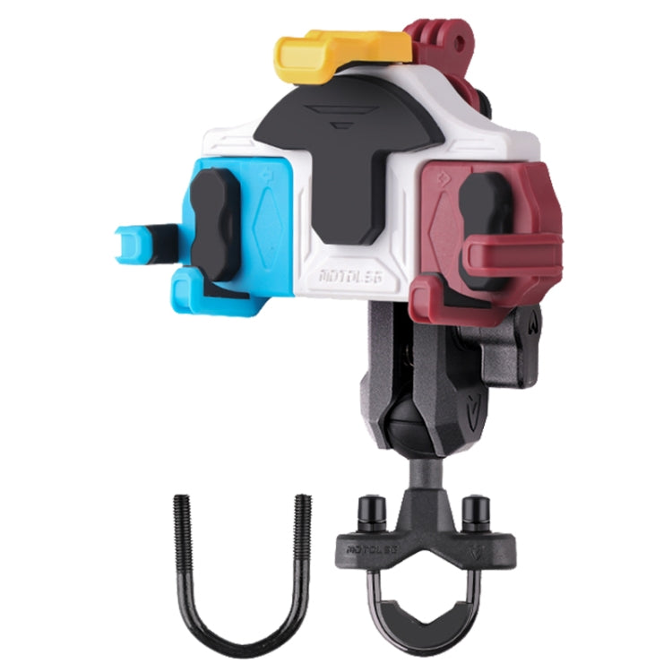 MOTOSLG Crab Motorcycle Phone Clamp Bracket, U-Type Headbar Mount with Anti-theft Lock, U-Type Headbar Mount, O-Type Rear Mirror Mount with Anti-theft Lock, O-Type Rear Mirror Mount, L-Type Rear Mirror Mount with Anti-theft Lock, L-Type Rear Mirror Mou...