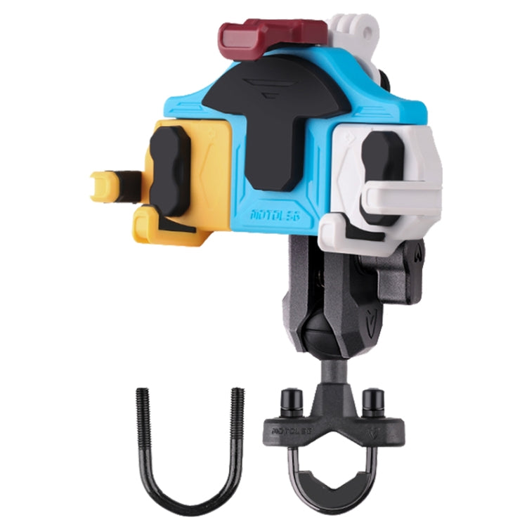 MOTOSLG Crab Motorcycle Phone Clamp Bracket, U-Type Headbar Mount with Anti-theft Lock, U-Type Headbar Mount, O-Type Rear Mirror Mount with Anti-theft Lock, O-Type Rear Mirror Mount, L-Type Rear Mirror Mount with Anti-theft Lock, L-Type Rear Mirror Mou...