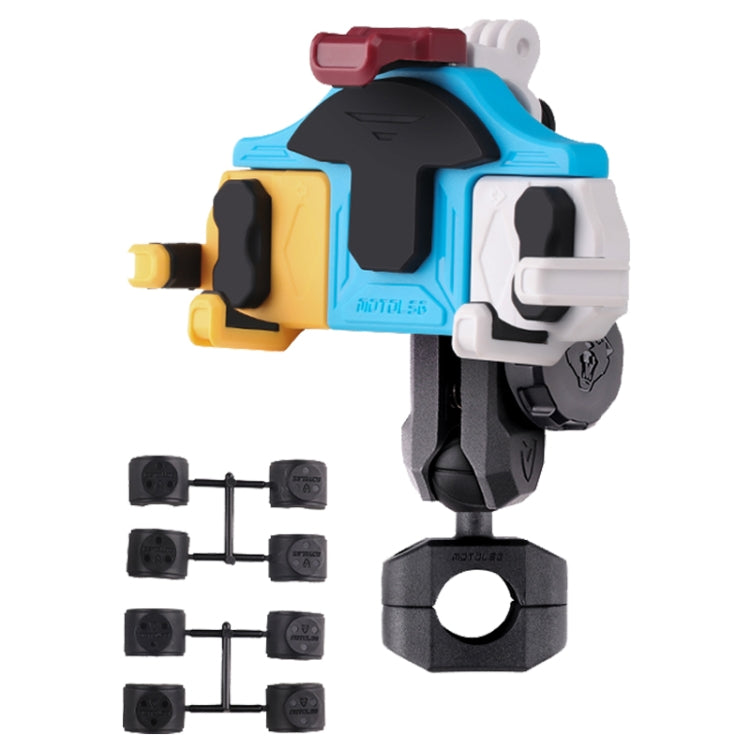 MOTOSLG Crab Motorcycle Phone Clamp Bracket, U-Type Headbar Mount with Anti-theft Lock, U-Type Headbar Mount, O-Type Rear Mirror Mount with Anti-theft Lock, O-Type Rear Mirror Mount, L-Type Rear Mirror Mount with Anti-theft Lock, L-Type Rear Mirror Mou...