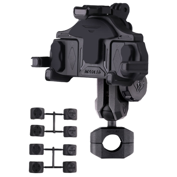 MOTOSLG Crab Motorcycle Phone Clamp Bracket, U-Type Headbar Mount with Anti-theft Lock, U-Type Headbar Mount, O-Type Rear Mirror Mount with Anti-theft Lock, O-Type Rear Mirror Mount, L-Type Rear Mirror Mount with Anti-theft Lock, L-Type Rear Mirror Mou...