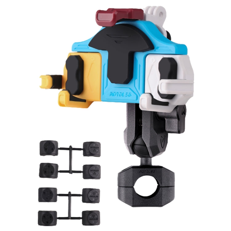 MOTOSLG Crab Motorcycle Phone Clamp Bracket, U-Type Headbar Mount with Anti-theft Lock, U-Type Headbar Mount, O-Type Rear Mirror Mount with Anti-theft Lock, O-Type Rear Mirror Mount, L-Type Rear Mirror Mount with Anti-theft Lock, L-Type Rear Mirror Mou...