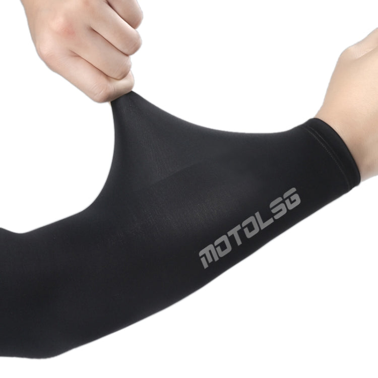 MOTOSLG 1 Pair Sunscreen Ice Sleeves Beach Riding Fishing Cuffs, L