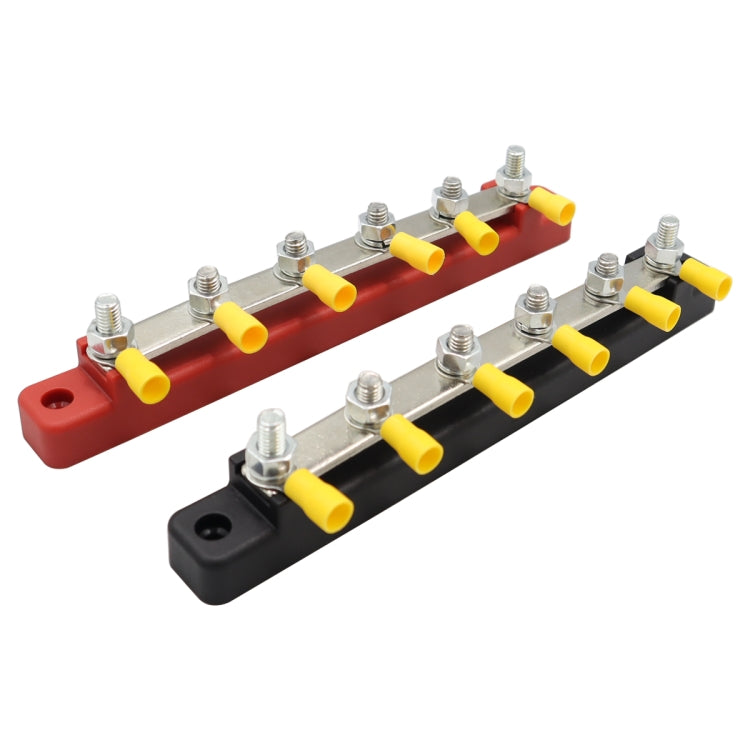 1 Pair RV Yacht 150A High Current Single-row 4-way Busbar with 12pcs Terminals, CP-3125