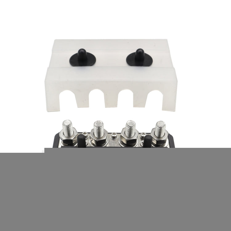 RV Modified Yacht Double-row 4-way Busbar with Dust Cover, CP-3156 M8, CP-3157 M10