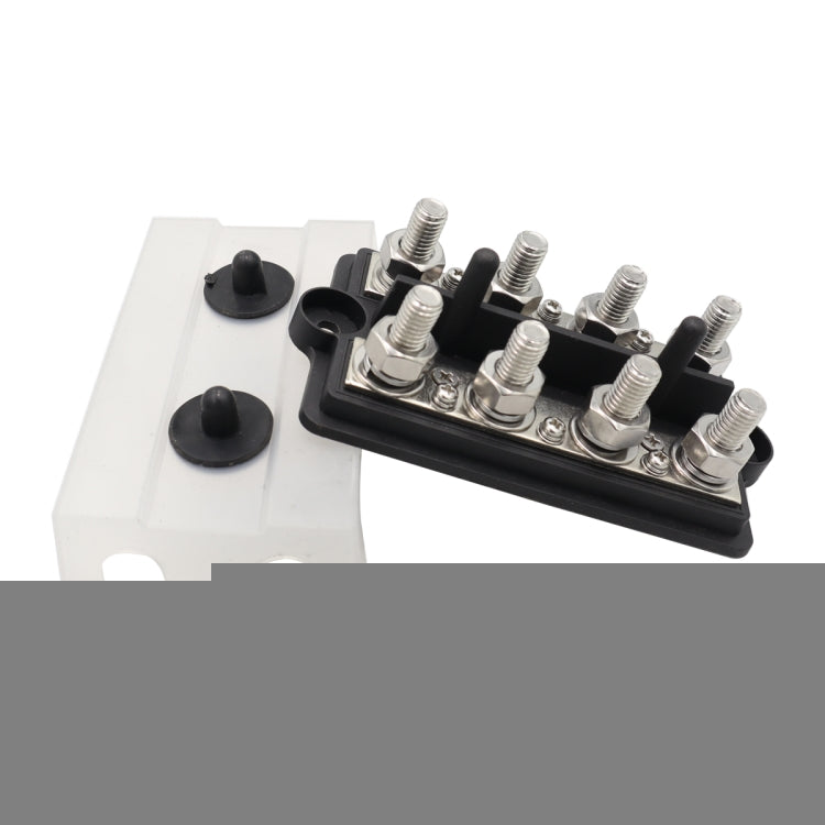 RV Modified Yacht Double-row 4-way Busbar with Dust Cover, CP-3156 M8, CP-3157 M10