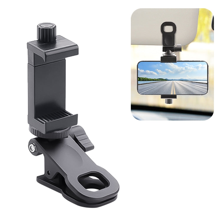 Car Sun Visor Bracket, Type A Action Camera Mount, Type B Action Camera Mount, Type A Phone Clamp Mount, Type B Phone Clamp Mount