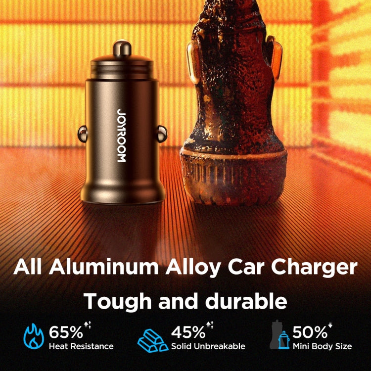 JOYROOM JR-CCN05 30W PD+QC3.0 Mini Metal Car Charger, JR-CCN05
