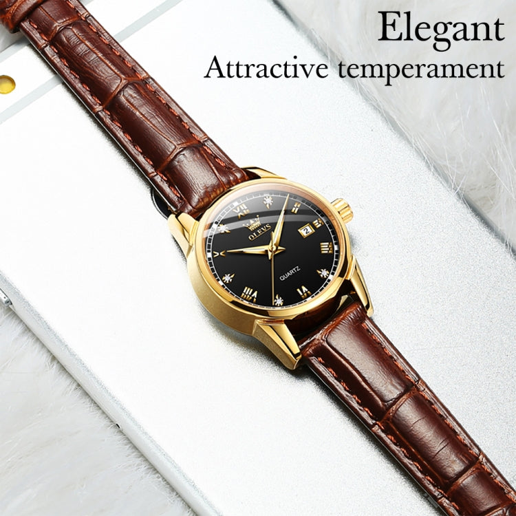 OLEVS 6896 Women Multifunctional Luminous Waterproof Quartz Watch, 6896 Women