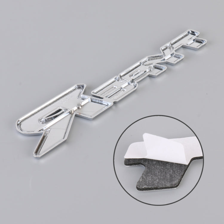 Car TYPE-R Personalized Aluminum Alloy Decorative Stickers, 15x3x0.4cm