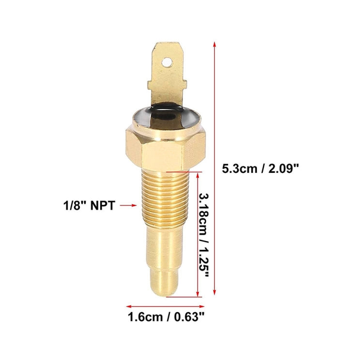 Car Fan Thermostat Temperature Switch Electric Engine Cooling Fan Thermostat Switch, 165-185 Degree, 175-185 Degree