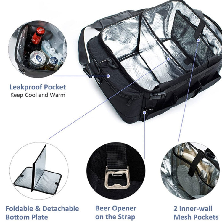 Foldable and Portable Outdoor Car Camping Picnic Storage Bag