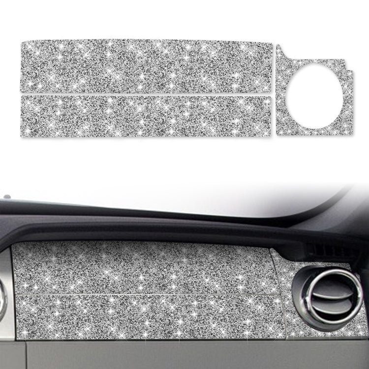 For Ford Mustang 2005-2009 Upper Part of Right Dashboard Diamond Decorative Sticker, Left Drive, Right Dashboard