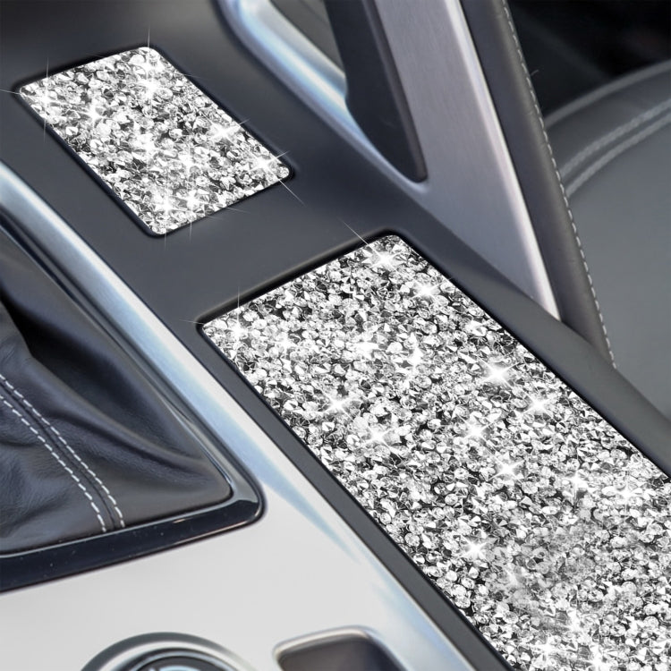 For Chevrolet Corvette C7 2014-2019 Car Cup Holder Cover Diamond Decorative Sticker, Left Drive, Cup Holder Cover