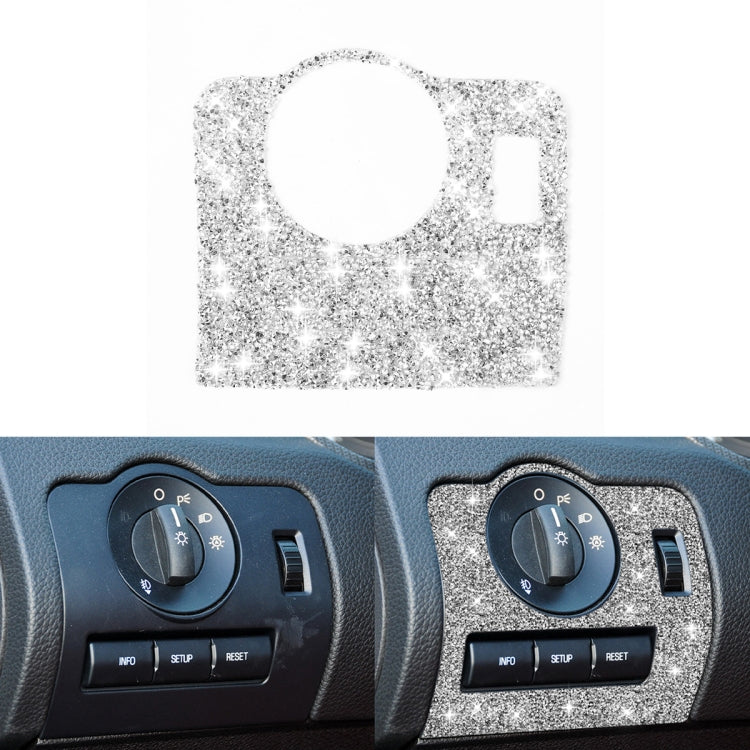 Car Headlight Diamond Decoration Sticker, Left Hand Drive, Headlight