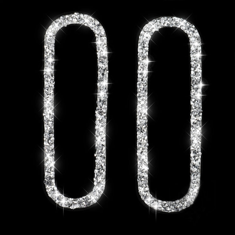 Car Left and Right Air Outlet Diamond Decoration Sticker, Left Hand Drive, Left and Right Air Outlet