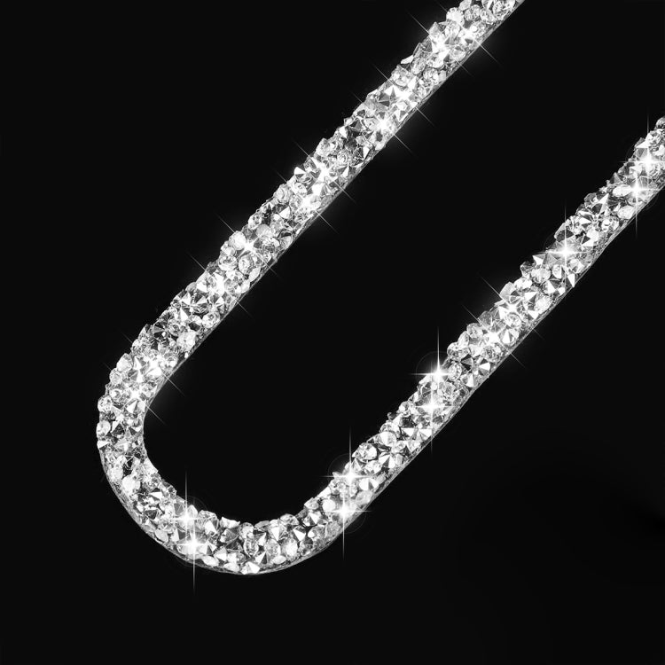 Car Left and Right Air Outlet Diamond Decoration Sticker, Left Hand Drive, Left and Right Air Outlet