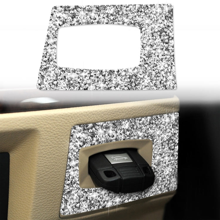 For BMW 3 Series E90 2005-2012 Car Ignition Switch Frame Diamond Decorative Sticker, Right Drive, Ignition Switch Frame, Right Drive