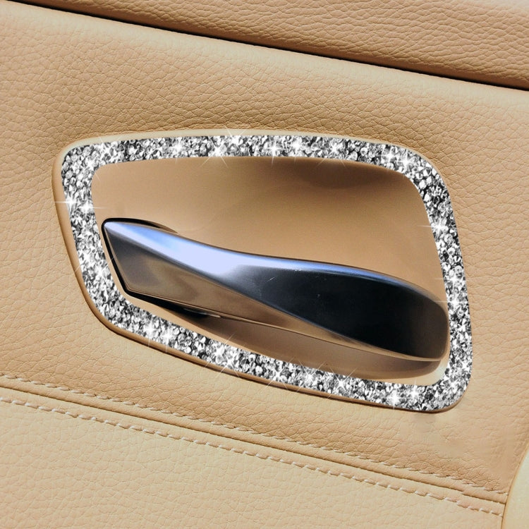 Car Door Handle Frame Diamond Decorative Sticker for BMW 3 Series E90 2005-2012, Modified 320i / 318i / 325i, Door Handle Frame