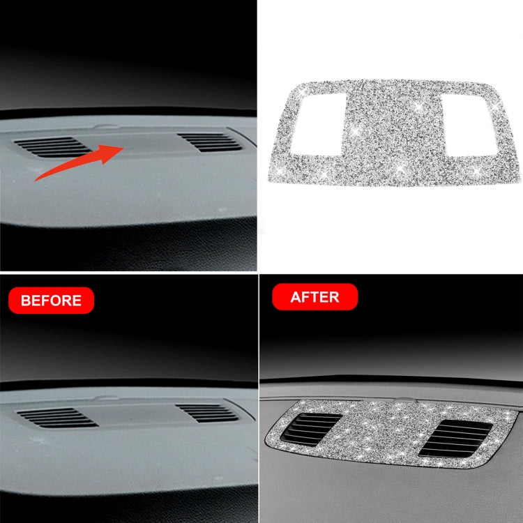 Car Air Outlet on Dashboard Diamond Decorative Sticker for BMW 3 Series E90 2005-2012, modified 318i / 320i / 325i, Air Outlet on Dashboard