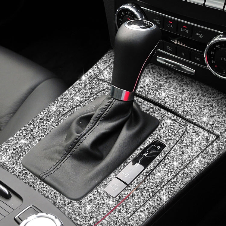 For Mercedes-Benz C-class W204 2007-2013 Car Gear Set Diamond Decorative Sticker, Right-hand Drive, Gear Set, Right-hand Drive