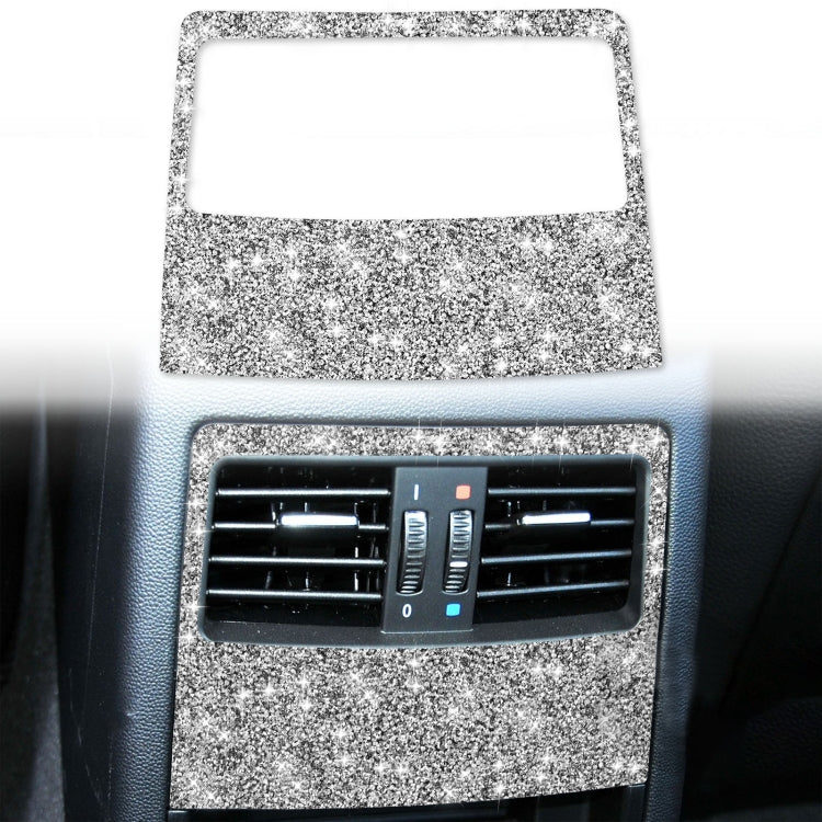 For BMW 3 Series E90 / E92 2005-2012 Car Rear Seat Aircondition A-Type Diamond Decorative Sticker, Rear Seat Aircondition A-Type