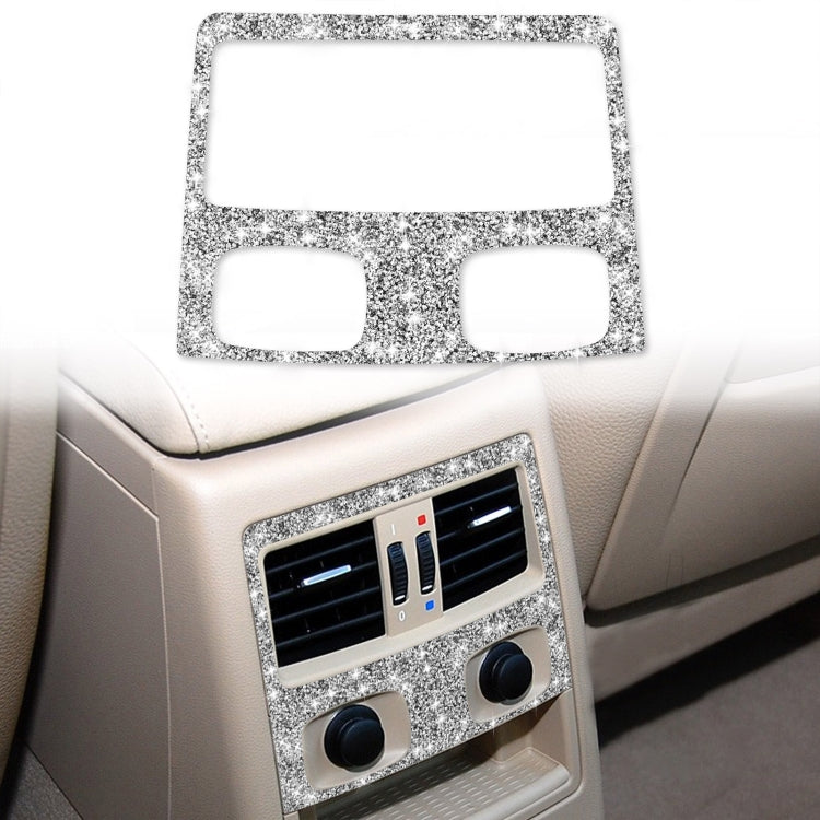 For BMW 3 Series E90 / E92 2005-2012 Car Rear Seat Aircondition B-Type Diamond Decorative Sticker, Rear Seat Aircondition B-Type