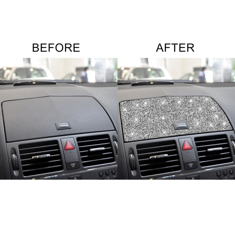 For Mercedes-Benz C-class W204 2007-2010 Car Console Navigation Diamond Decorative Sticker, Left and Right Drive, Console Navigation