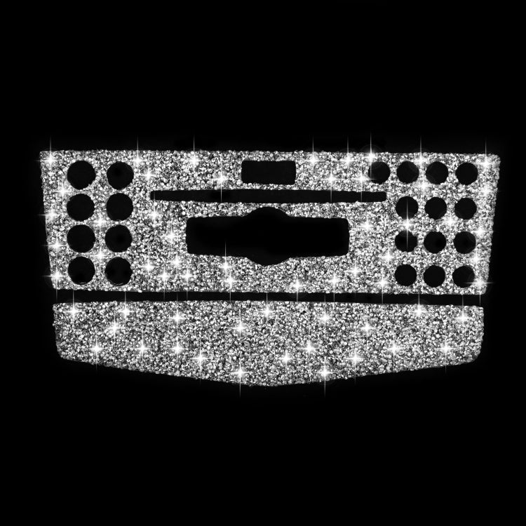 For Mercedes-Benz C-class W204 2007-2010 Car Central Control Panel A Diamond Decorative Sticker, Left and Right Drive, Central Control Panel A