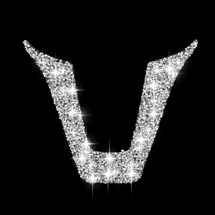For Mercedes-Benz W204 Car Steering Wheel Diamond Decorative Sticker, Left and Right Drive, Steering Wheel