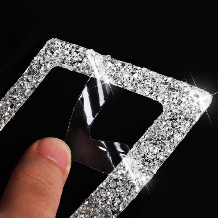 Car Side Air Outlet Diamond Decoration Sticker, Left and Right Drive, Side Air Outlet