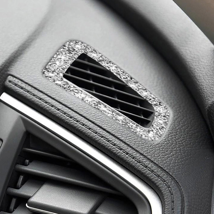 For Honda Civic 2016-2019 Car Instrument Air Outlets Diamond Decorative Sticker, Left-hand Drive, Instrument Air Outlets, Left-hand Drive