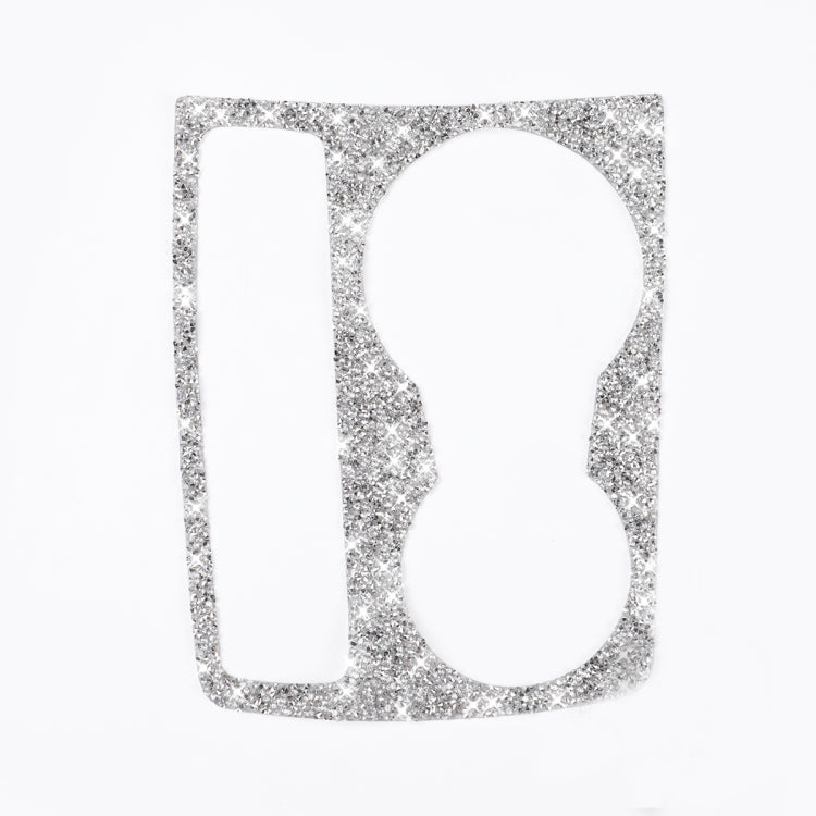 Car Water Cup Holder Diamond Decoration Sticker, Left and Right Drive, Water Cup Holder